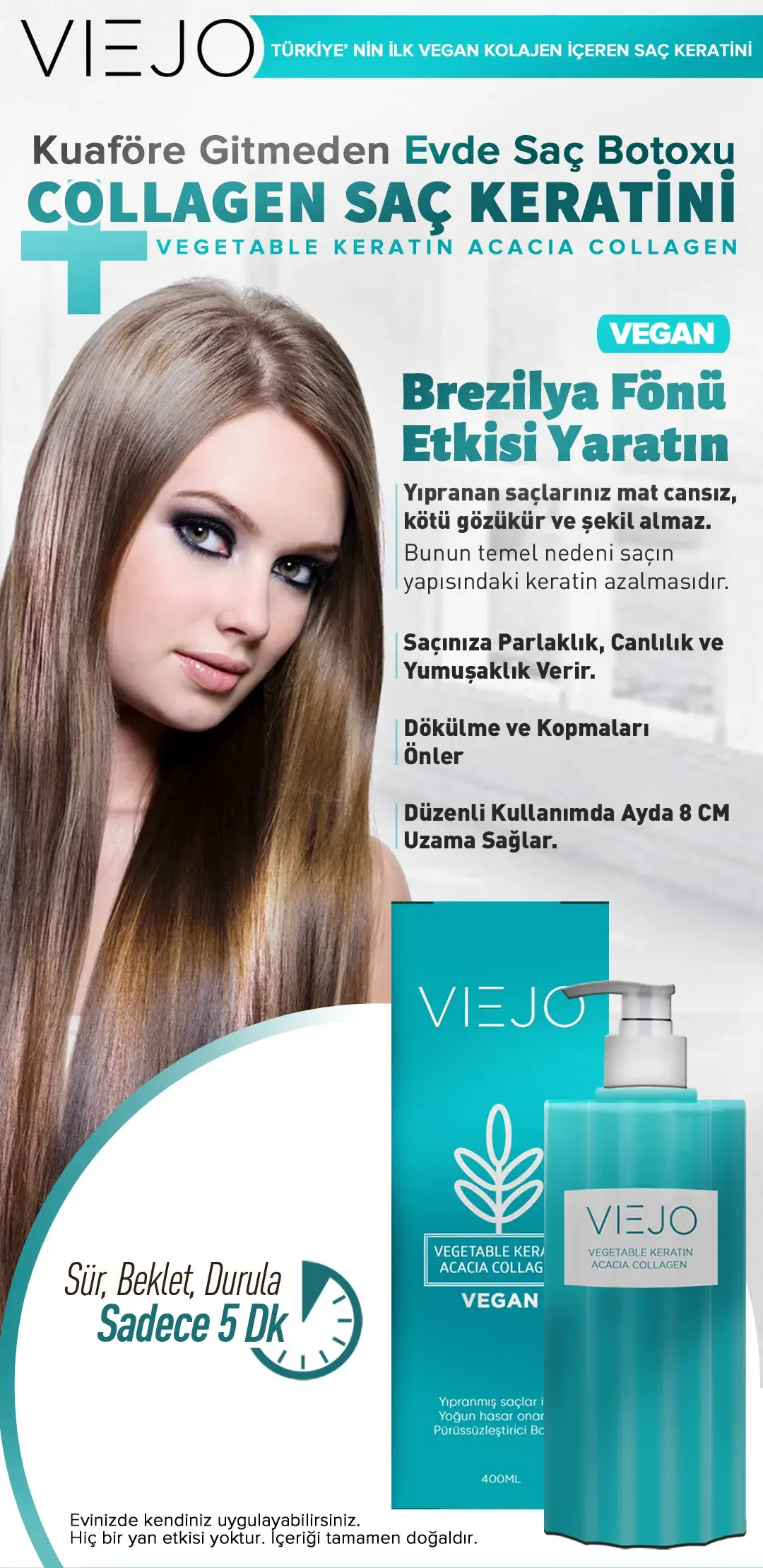 Vegan Saç Keratini